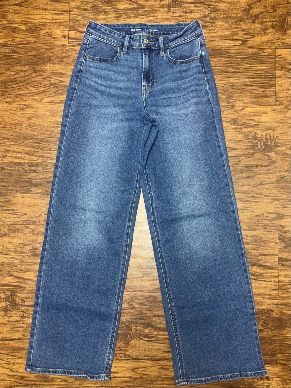 Old Navy High Rise Wide Leg Jeans Size 2
